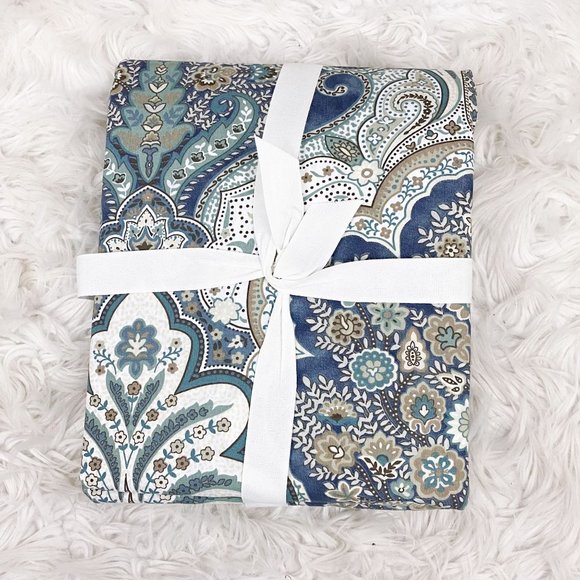 Pottery Barn Bedding Pottery Barn Blue Jordana Paisley Percale